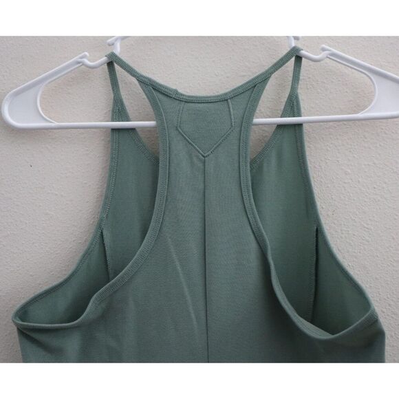 Nike Air Jordan FN5694-304 Women's Sz Medium Jade Green Slim Knit Dress - Picture 5 of 13